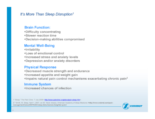 Slide 9- Its More Than Sleep Disruption