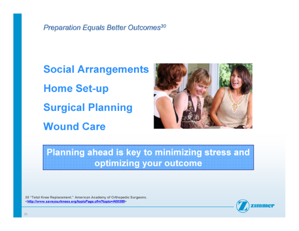 Slide 35- Preparation Equals Better Outcomes